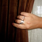 Ring Loop Silver 20 mm