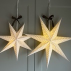 Adventsstjärna Elias 45cm vit