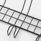 Kroklist Koster 5 krokar Svart