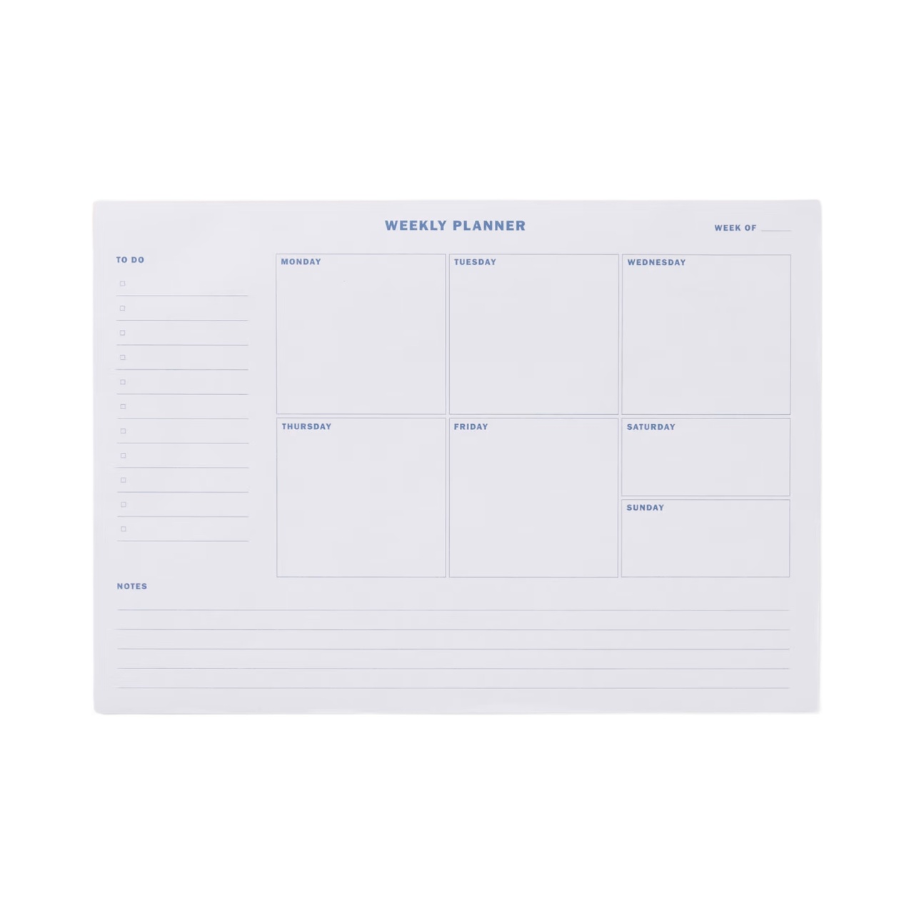 Veckoplanereare KIT Vit