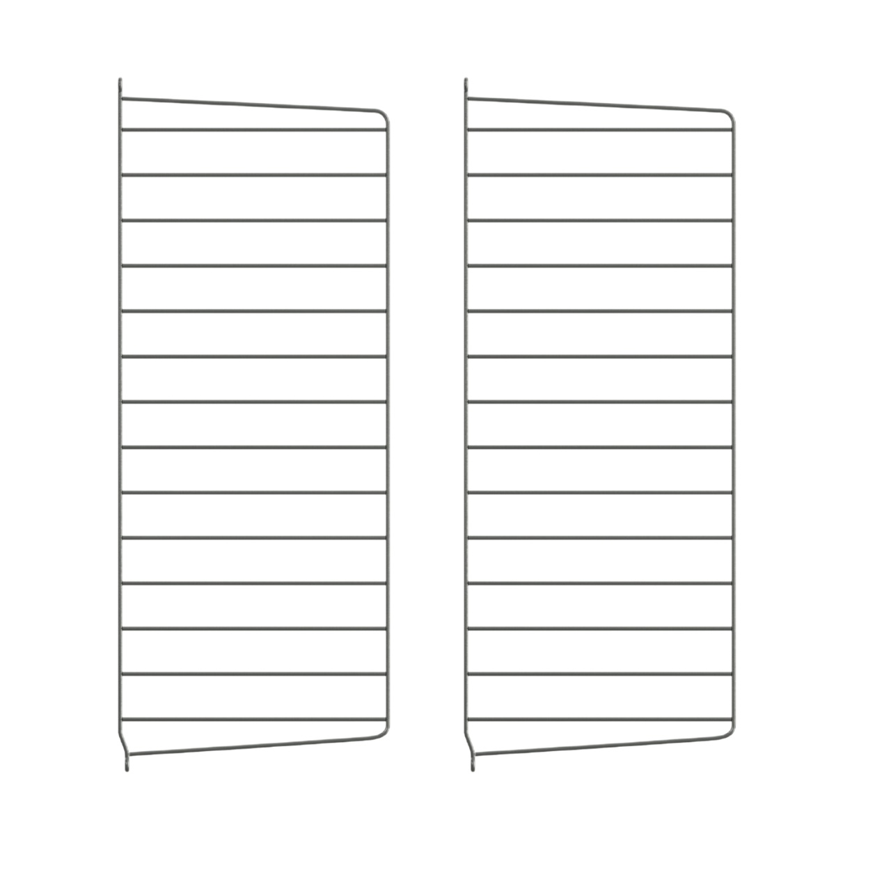 Väggavel 75x30 2-p Mörkgrå