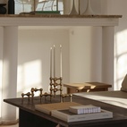 Ljusstake Stoff Nagel 3 pack