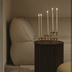 Ljusstake Stoff Nagel Singel Mässing