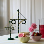 Midsommarstång 36cm grön