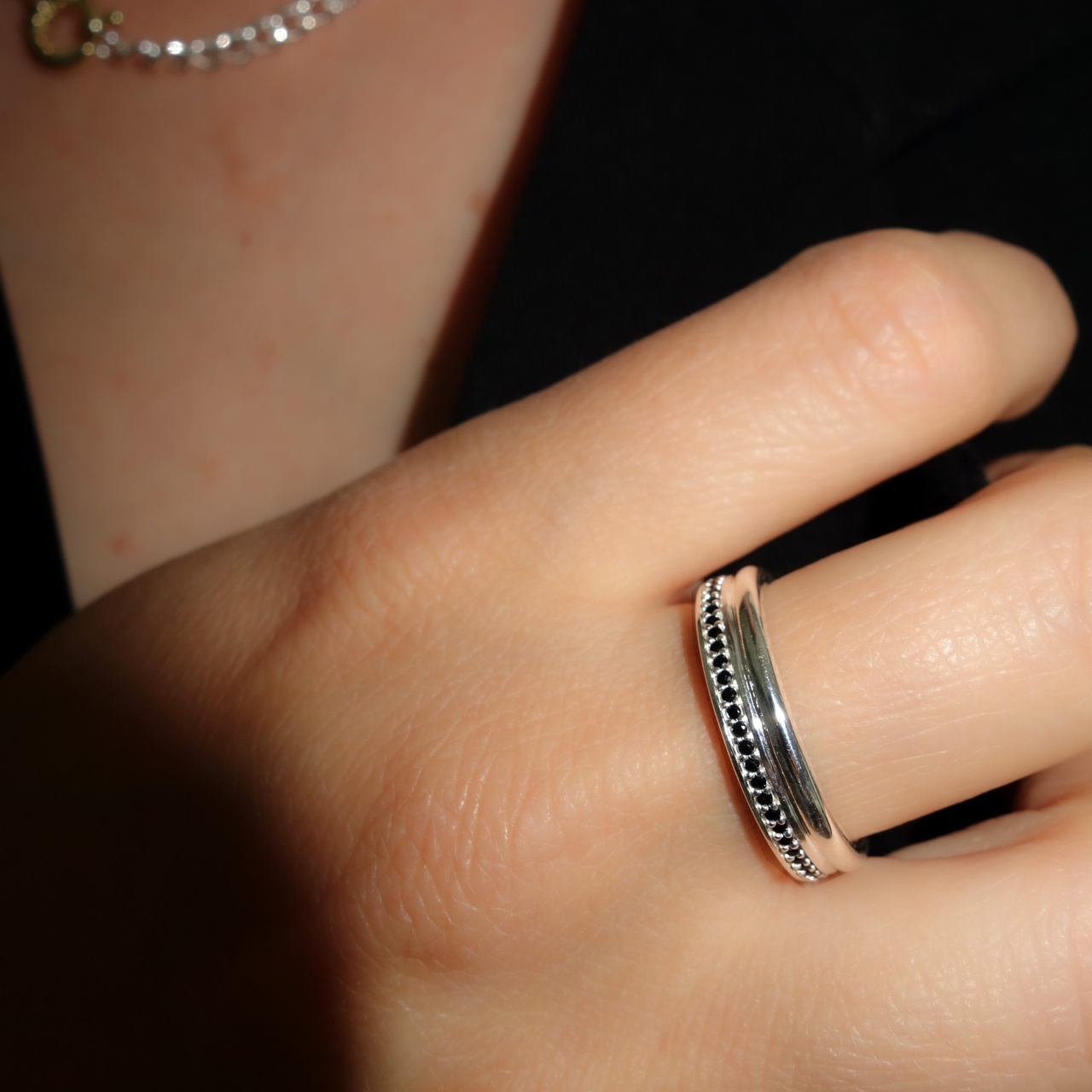 Ring Nano Silver/svart