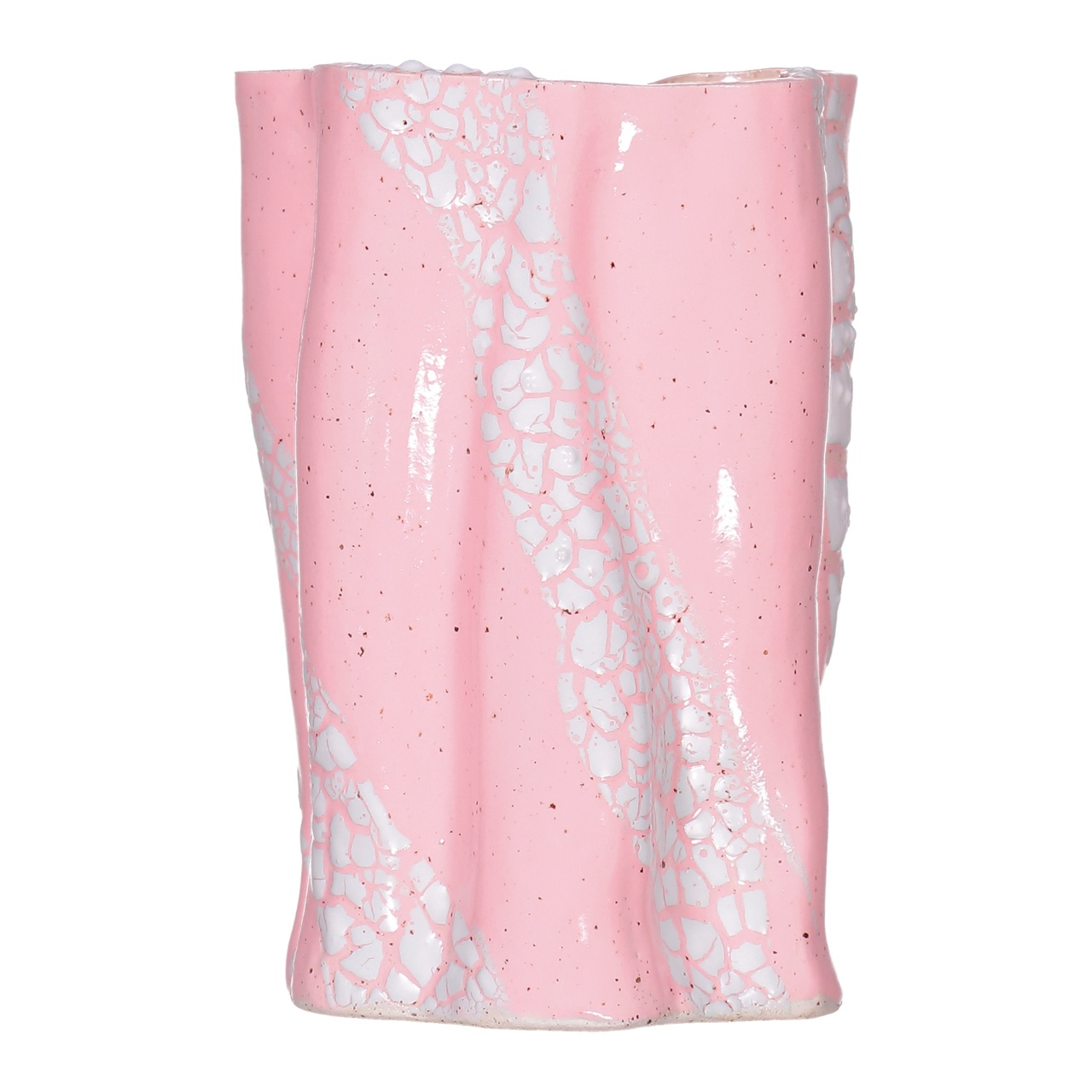 Vas Swirly 18,5 cm Rosa