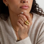 Ring Bolded Heart Guld