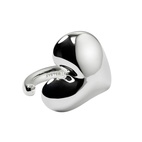 Ring Bolded Heart Silver