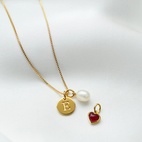 Berlock beloved heart Guld