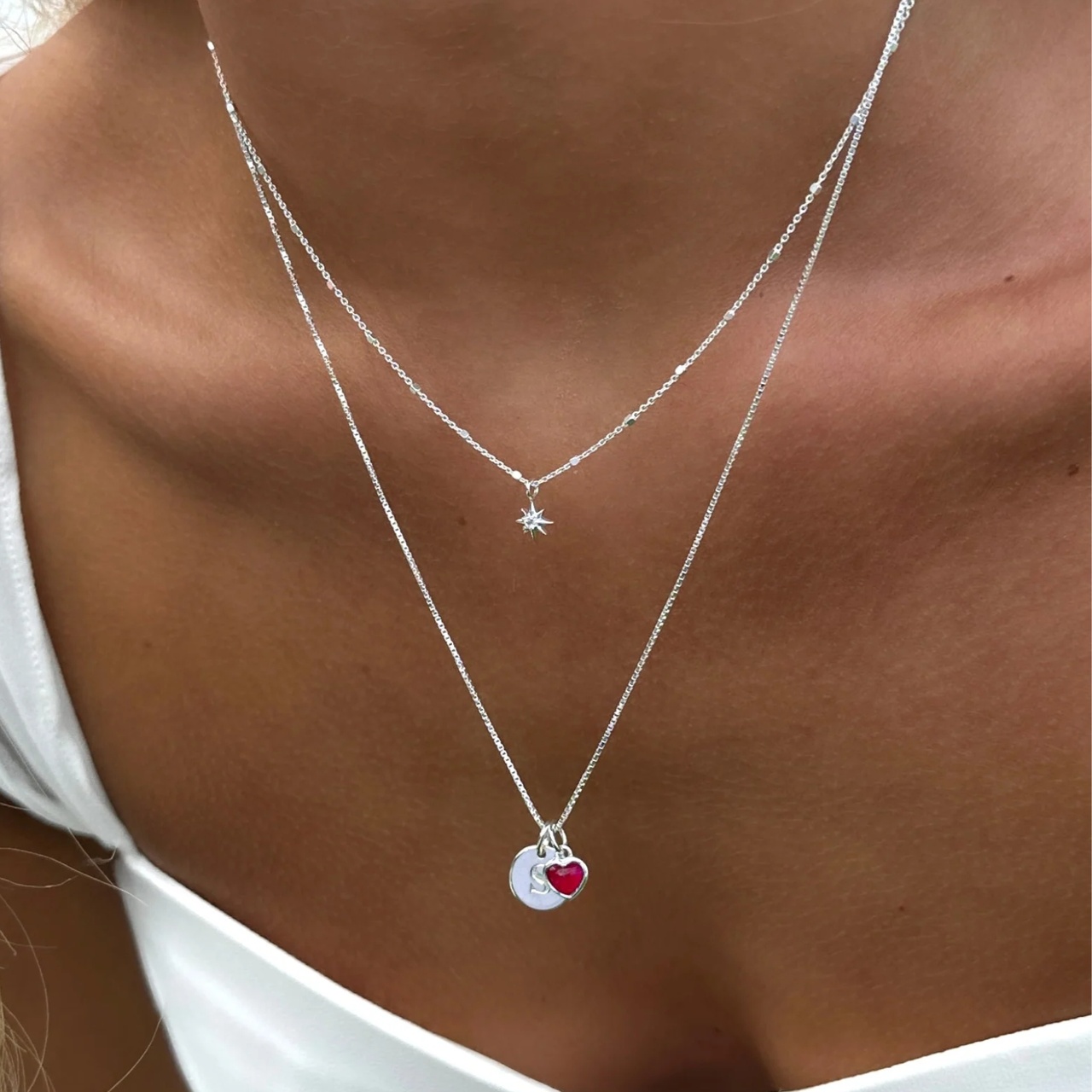 Berlock beloved heart Silver