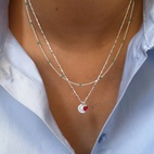 Berlock beloved heart Silver Rosa