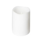 Blockljus LED 7,5x10 cm vit