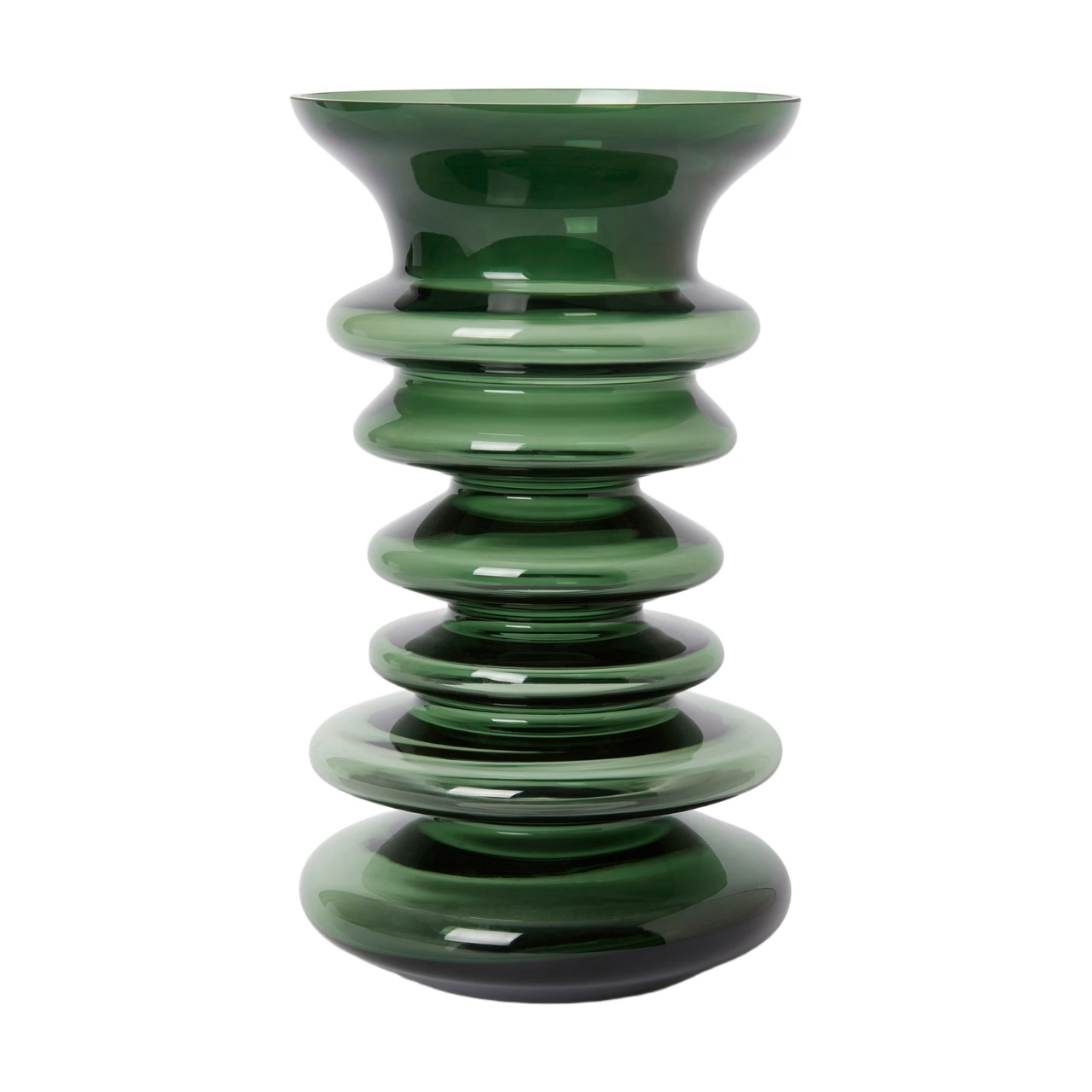 Vas Alba 30 cm grön