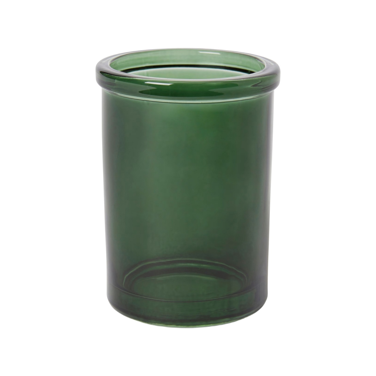 Tandborstglas Glas mörkgrön