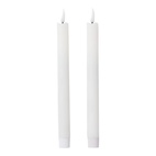 Antikljus LED 2-p vit