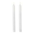 Antikljus LED 2-p vit