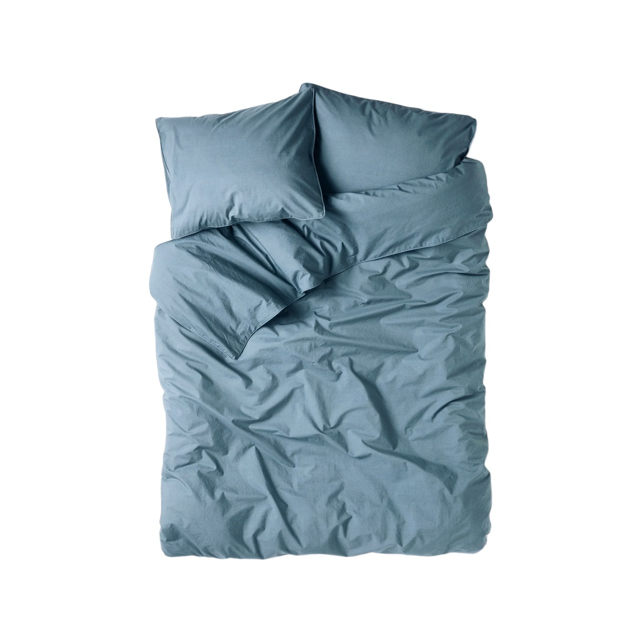 Bäddset Vide Percale 220x210cm Blå