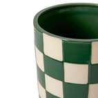 Kruka DT Schackruta Grön