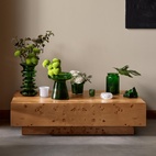 Vas Alba 30 cm grön