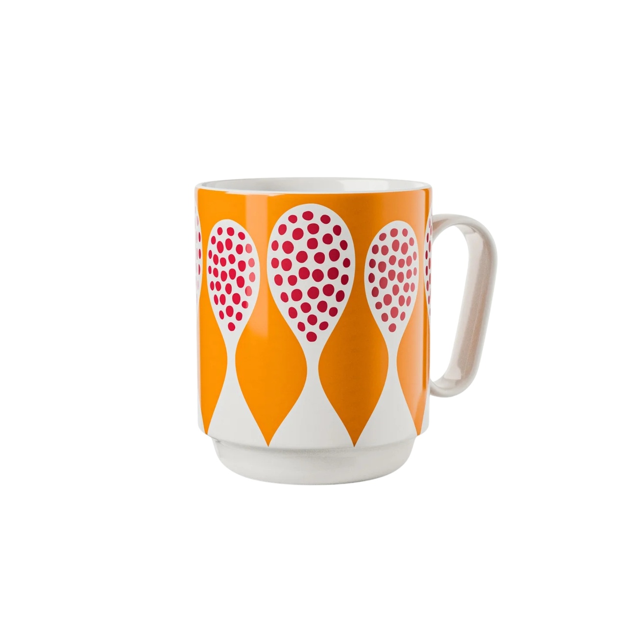 Mugg Birds 1967 Nr.8 Orange/Röd