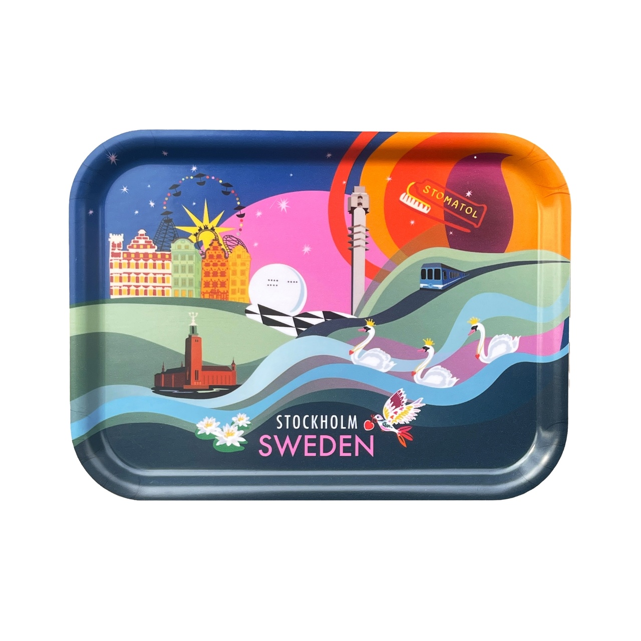 Bricka 20x27 cm Stockholm