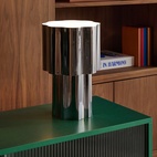 Bordslampa Wave 36cm Krom