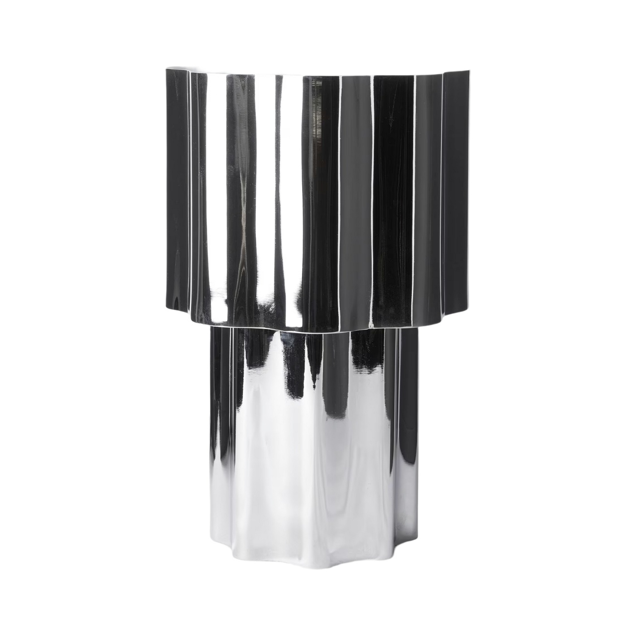 Bordslampa Wave 36cm Krom