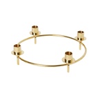 Adventsljusstake Mano guld