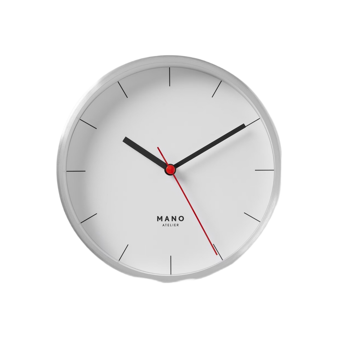 Väggklocka Mano 15 cm Krom