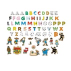 Magnetbokstäver + Figurer Pippi