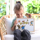 Magnetbokstäver + Figurer Pippi