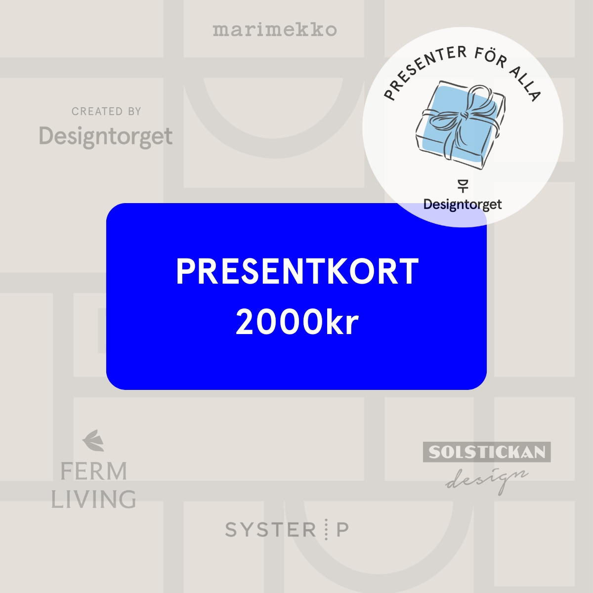Presentkort 2000 kr