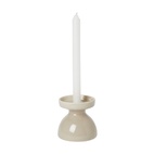 Ljusstake Gullan pelare beige