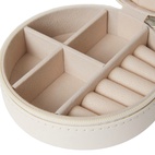 Smyckesskrin Jackie rund vit