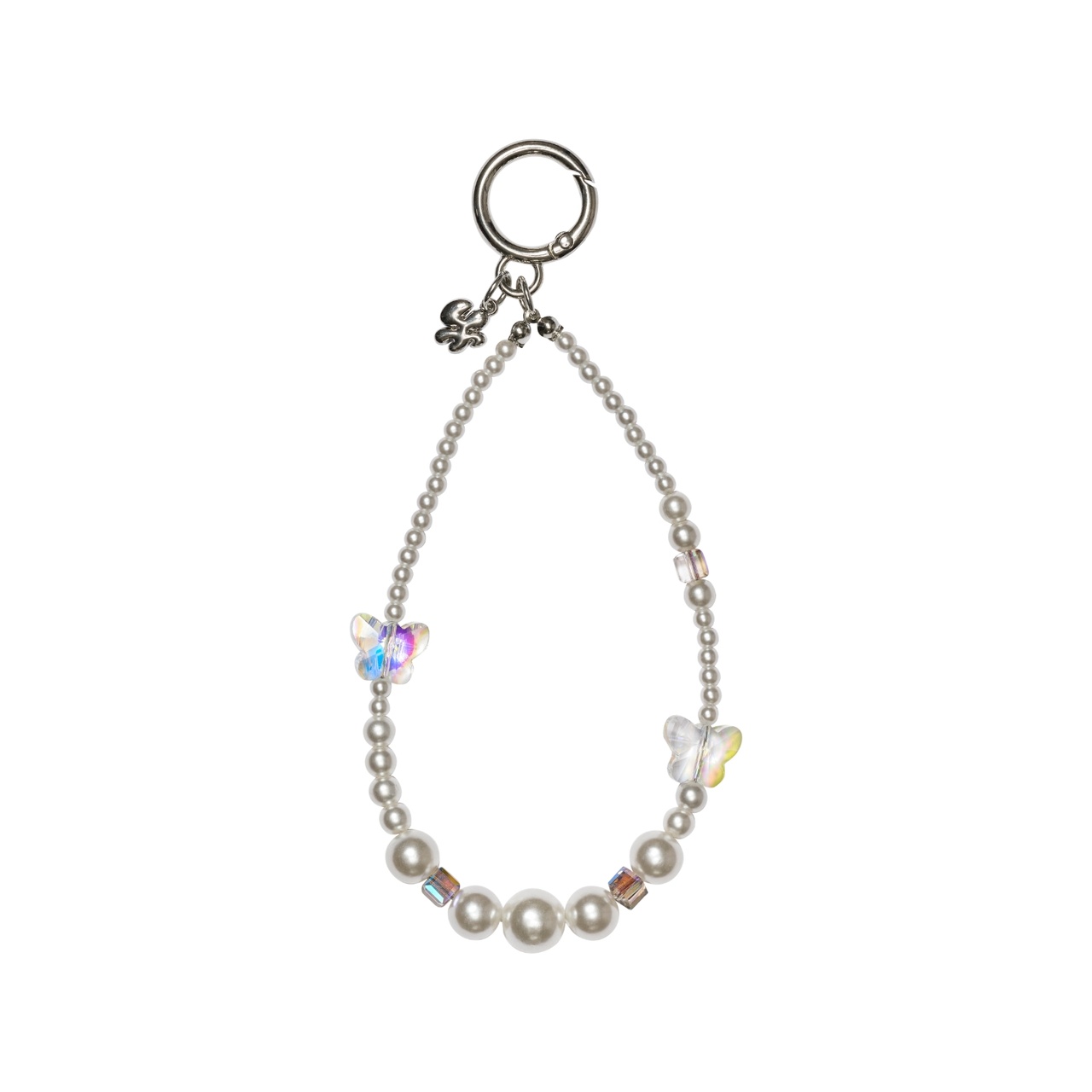 Mobile bracelet DRM-LND white butterfly