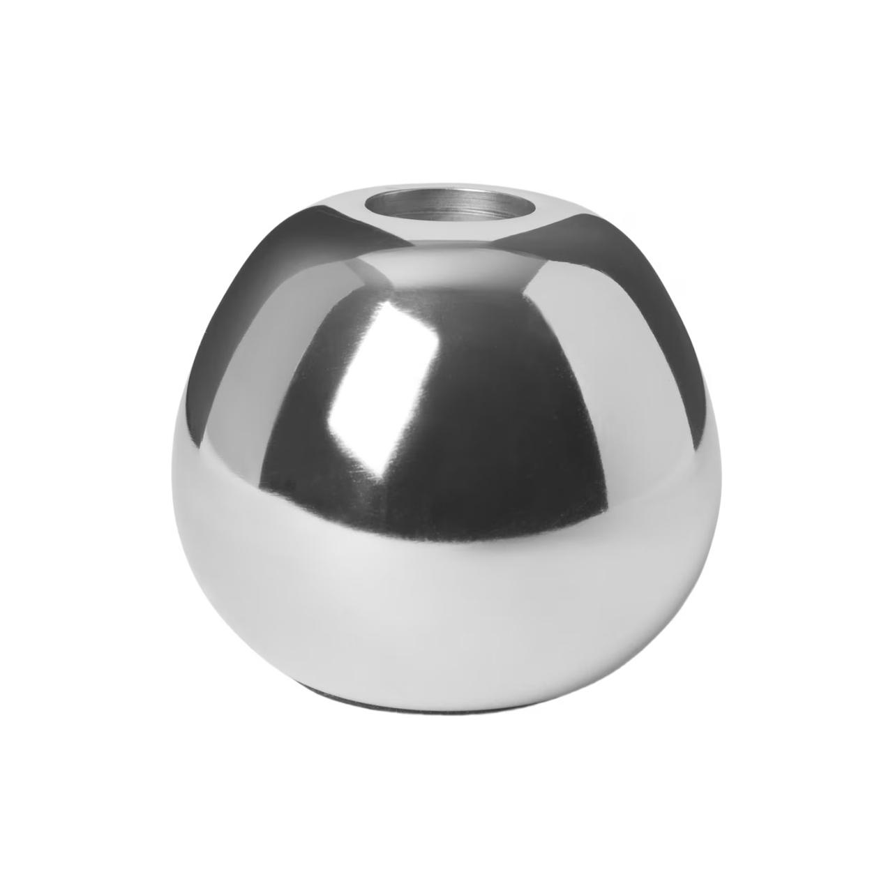 Ljusstake Rund Silver