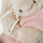 Presentbox Camille kanin + filt Rosa