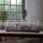 Elljusstake Storm grå