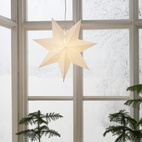 Pappers stjärna Lysa 43cm vit