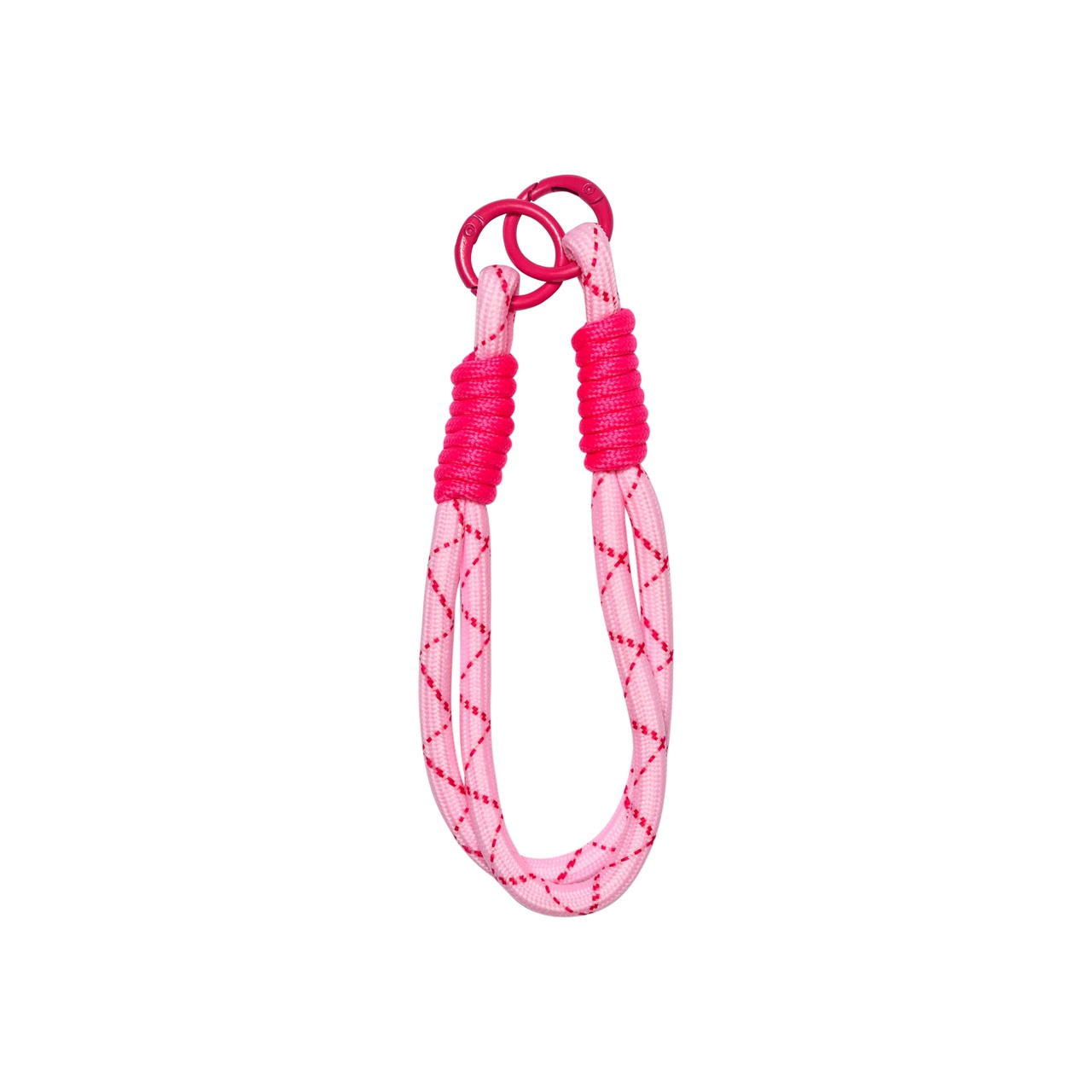 BAG CHARM Rope Pink