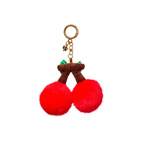 BAG CHARM Fluffy cherry