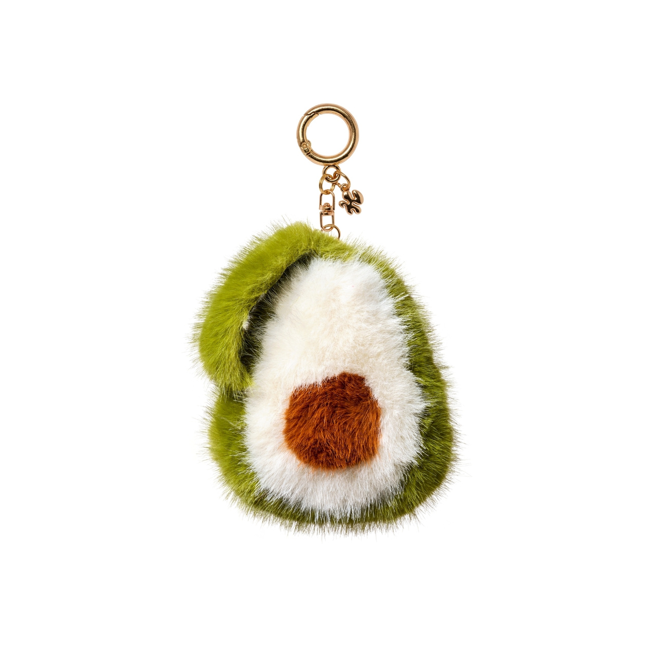 BAG CHARM Fluffy Avocado