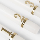 Ljusmanchett 1-4 guld