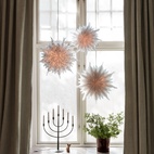 Adventsstjärna Eva Stripe Dia 50cm Beige