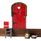 Nissedörr 5-pack röd