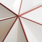 Adventsstjärna Noelle 60cm Vit/röd