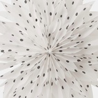 Adventsstjärna Eva Dots Dia 50cm Svart/Vit
