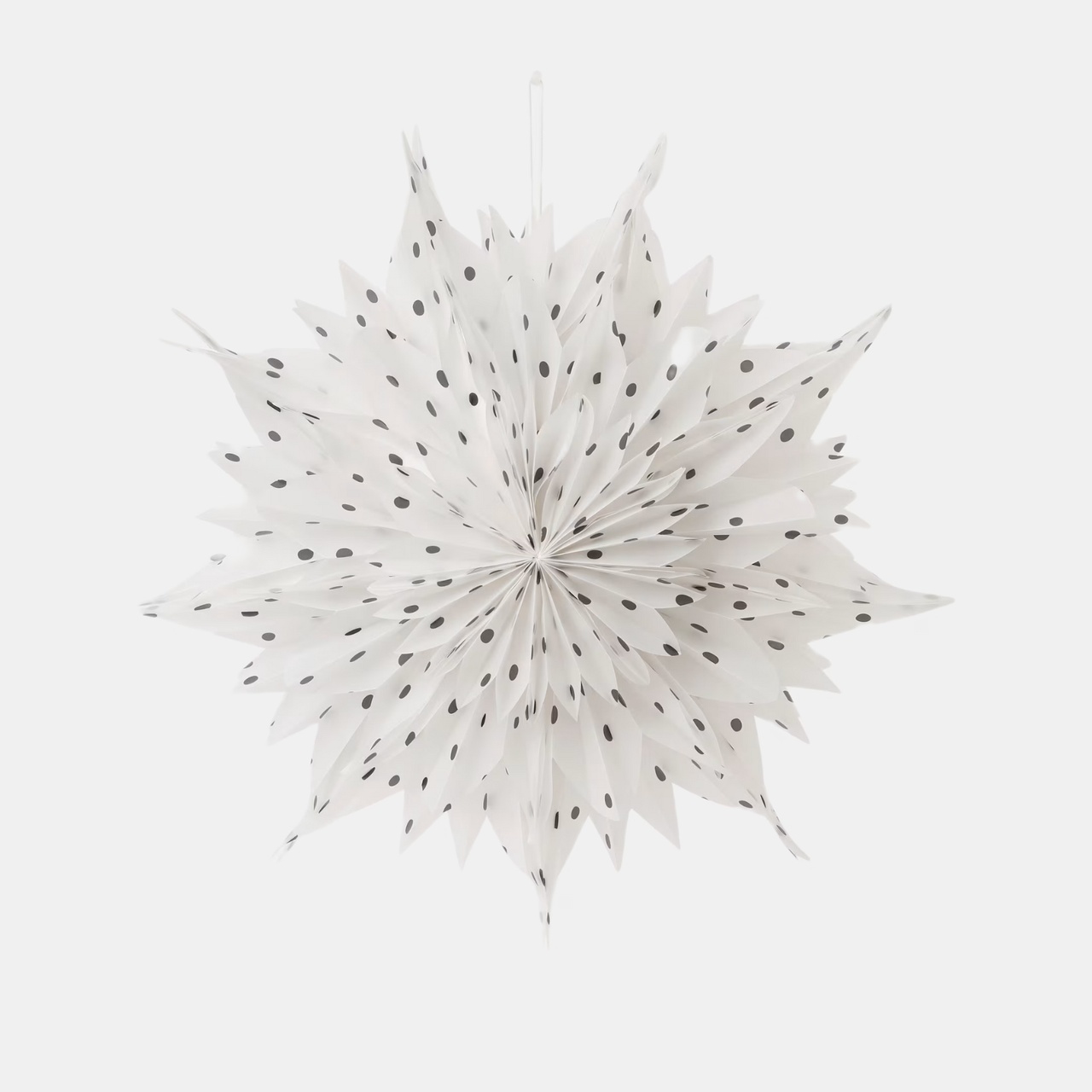 Adventsstjärna Eva Dots Dia 50cm Svart/Vit