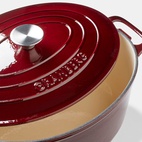 Gjutjärnsgryta Granberg oval 6L Burgundy