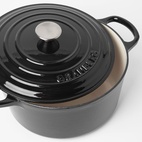 Gjutjärnsgryta Granberg rund 6,3L Svart